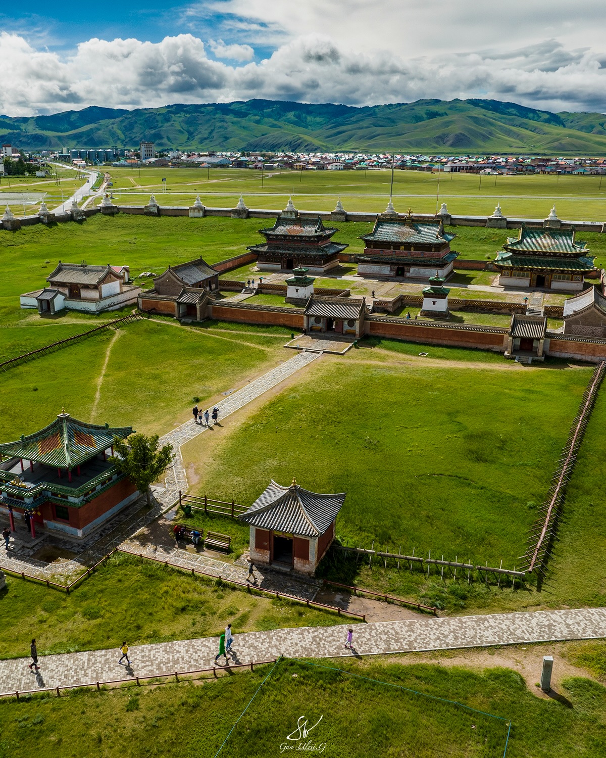 Central Mongolia steppe