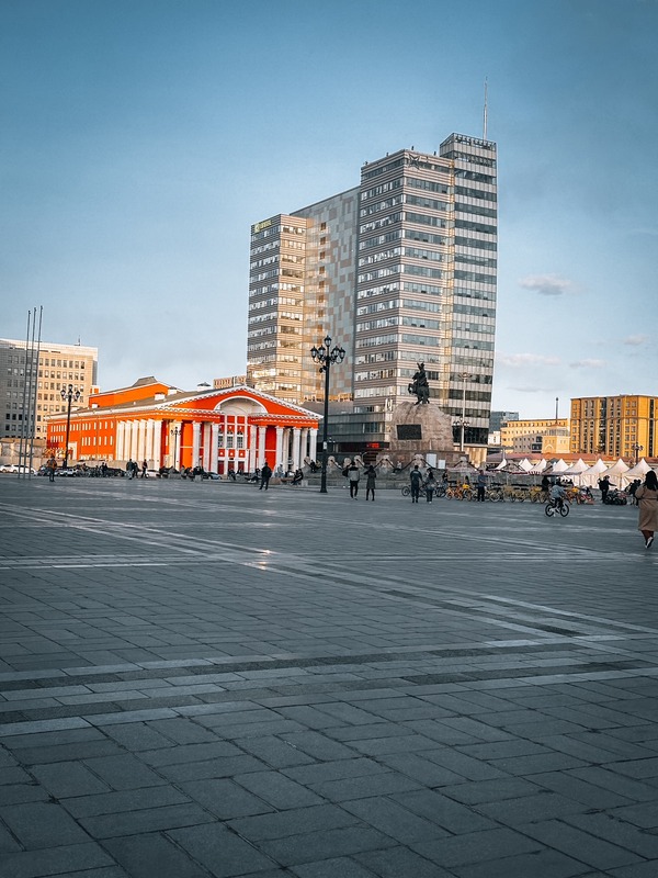 Sukhbaatar Square panorama